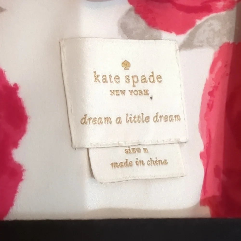 Kate Spade Dream a Little Dream Bella Rose short length robe